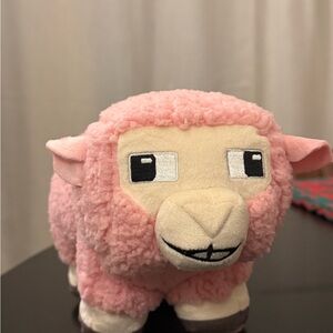 Minecraft Pink Sheep Plush | Official Mojang Stuffed Animal